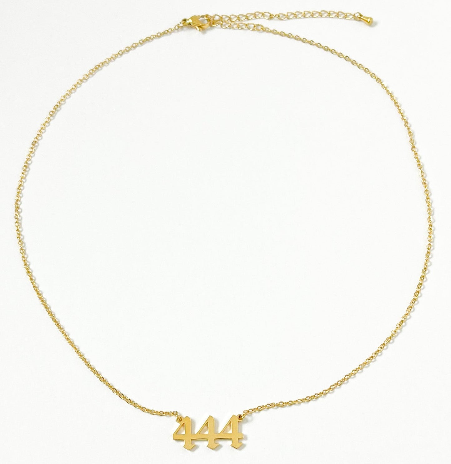 ANGEL NUMBER 444 NECKLACE