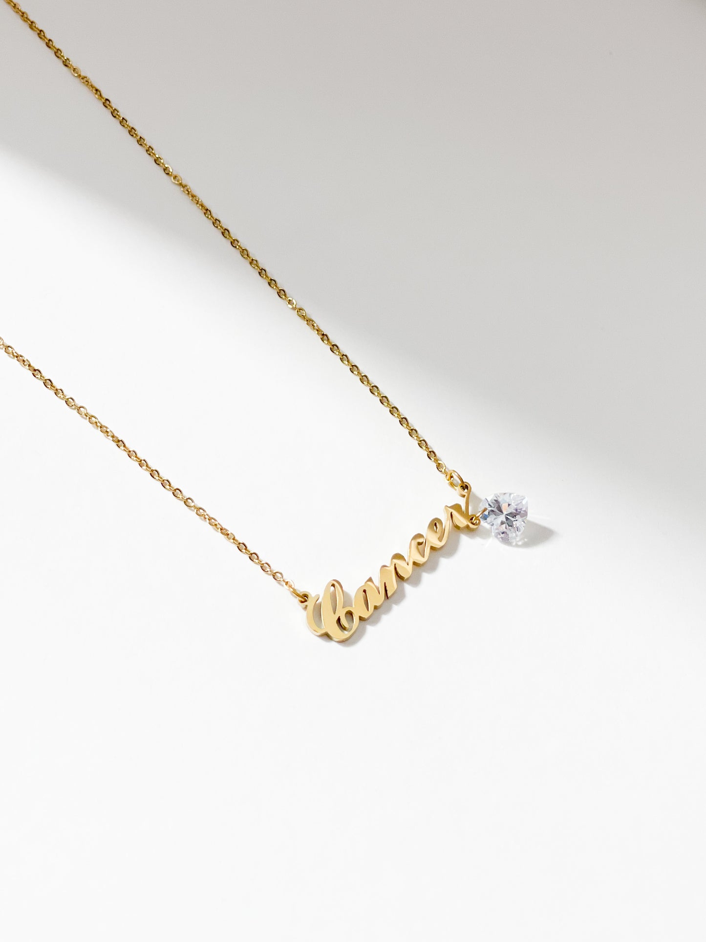 The Zodiac Heart Charm Necklace