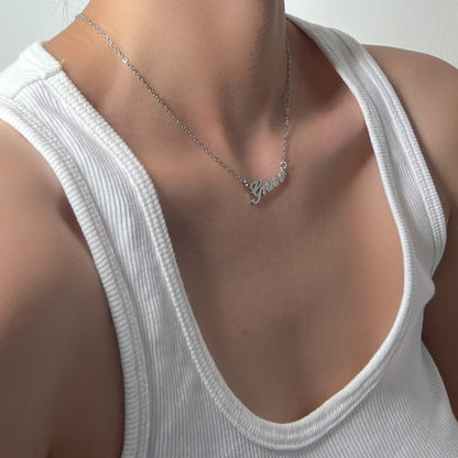 SILVER PERSONALISED NAME NECKLACE