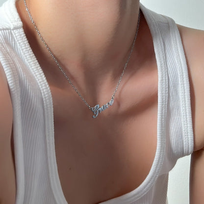 SILVER PERSONALISED NAME NECKLACE