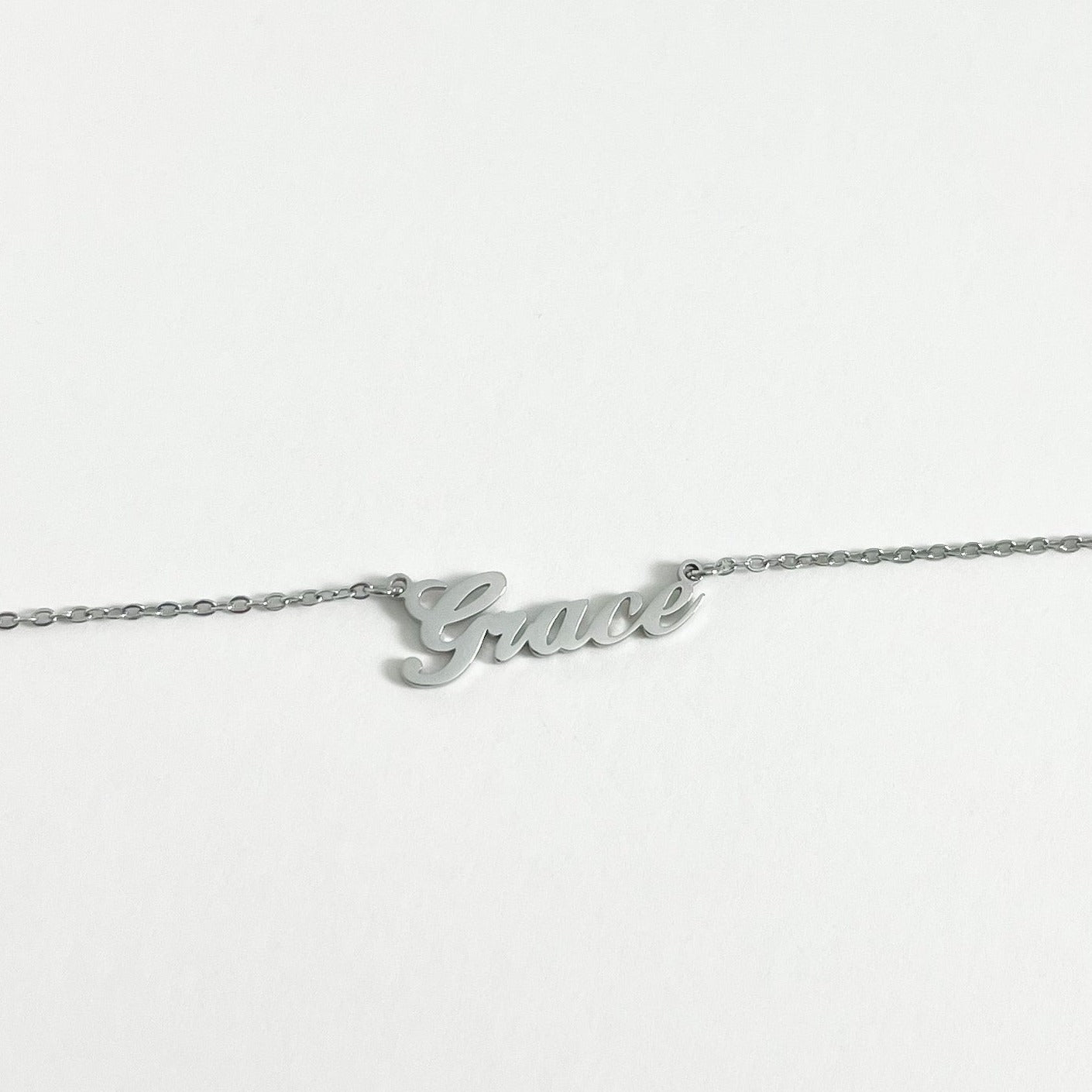 SILVER PERSONALISED NAME NECKLACE