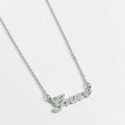 SILVER PERSONALISED NAME NECKLACE
