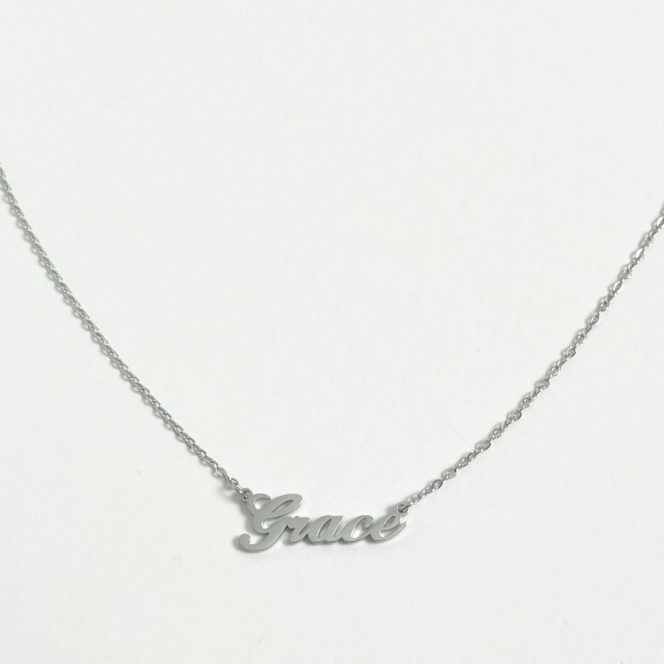 SILVER PERSONALISED NAME NECKLACE