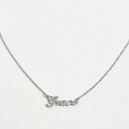 SILVER PERSONALISED NAME NECKLACE