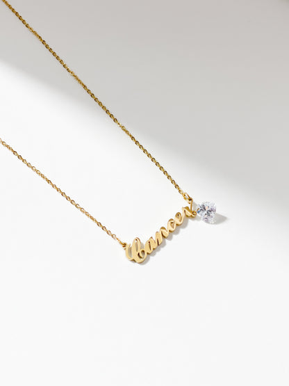 The Zodiac Heart Charm Necklace