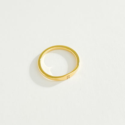 PERSONALISED MINI INITIAL RING