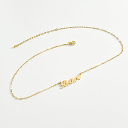 THE PERSONALISED CLASSIC HEART NAME NECKLACE